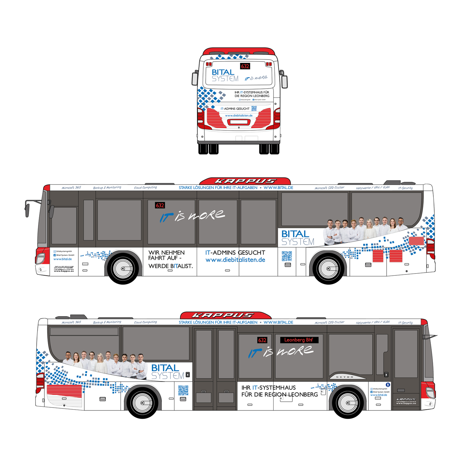 Bital System GmbH Bus Beschriftung