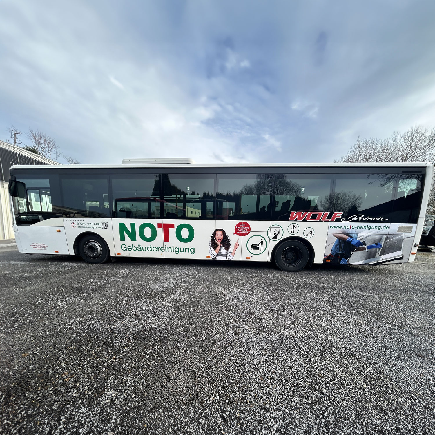 Noto Busbeschriftung