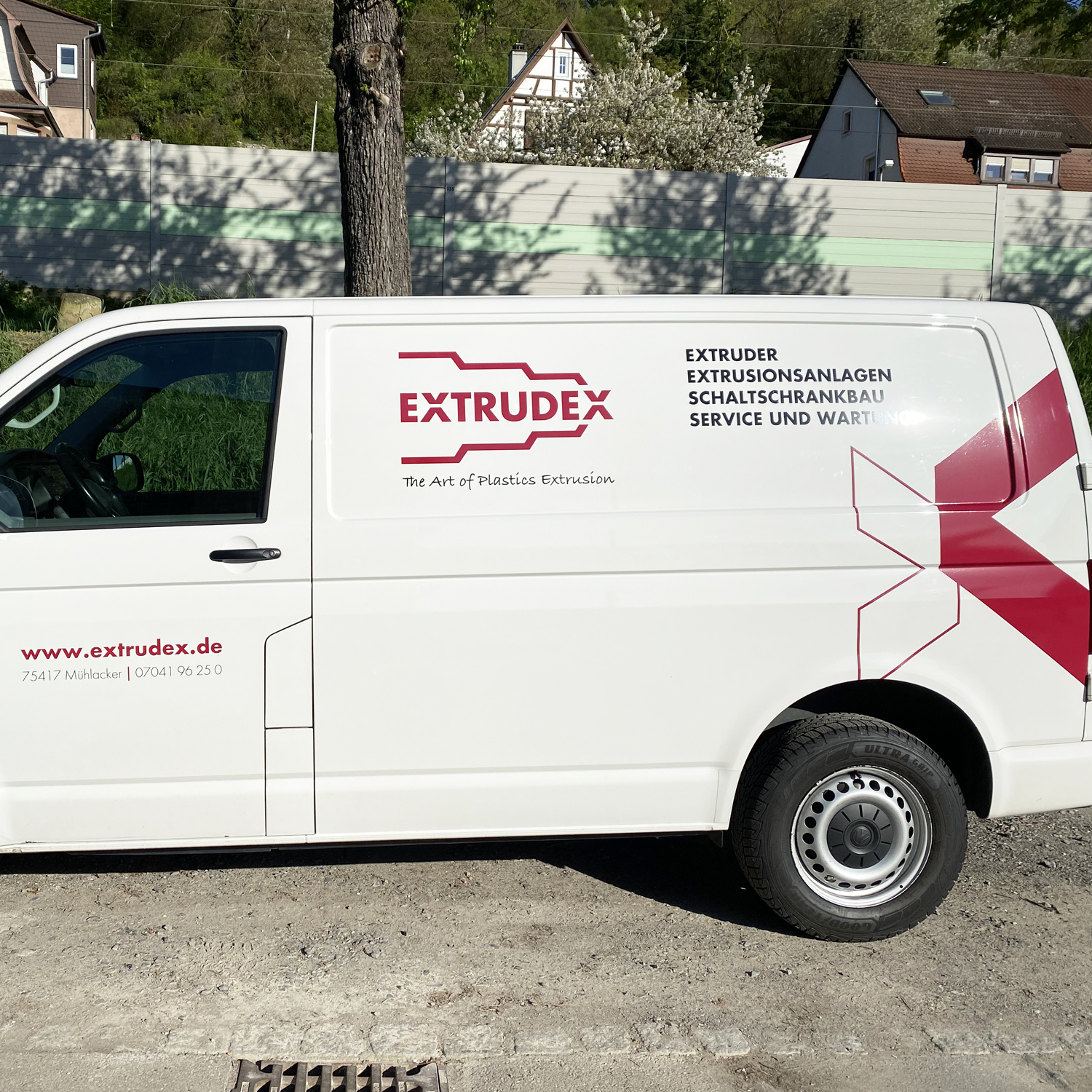 Extrudex KFZ Beschriftung Bus