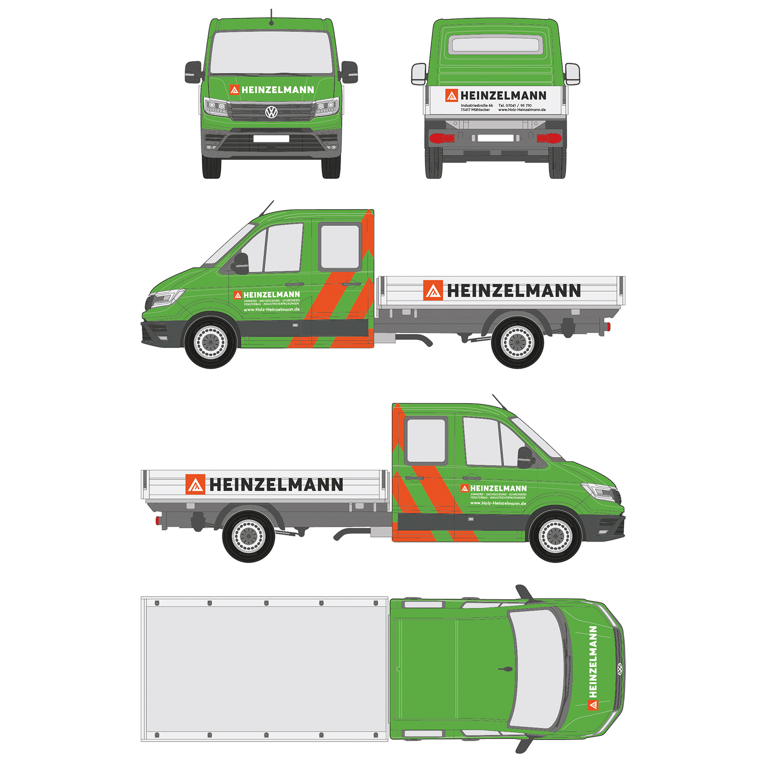 Heinzelmann KFZ Beschriftung