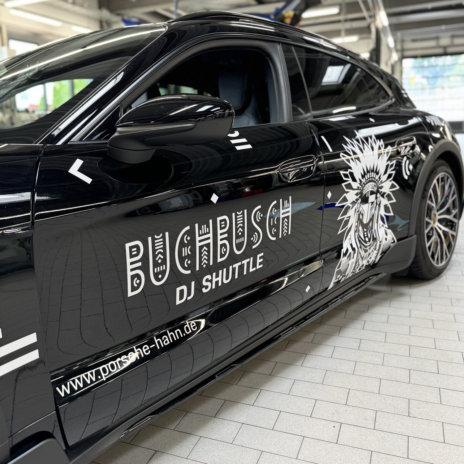 Buchbusch-Festival KFZ Beschriftung