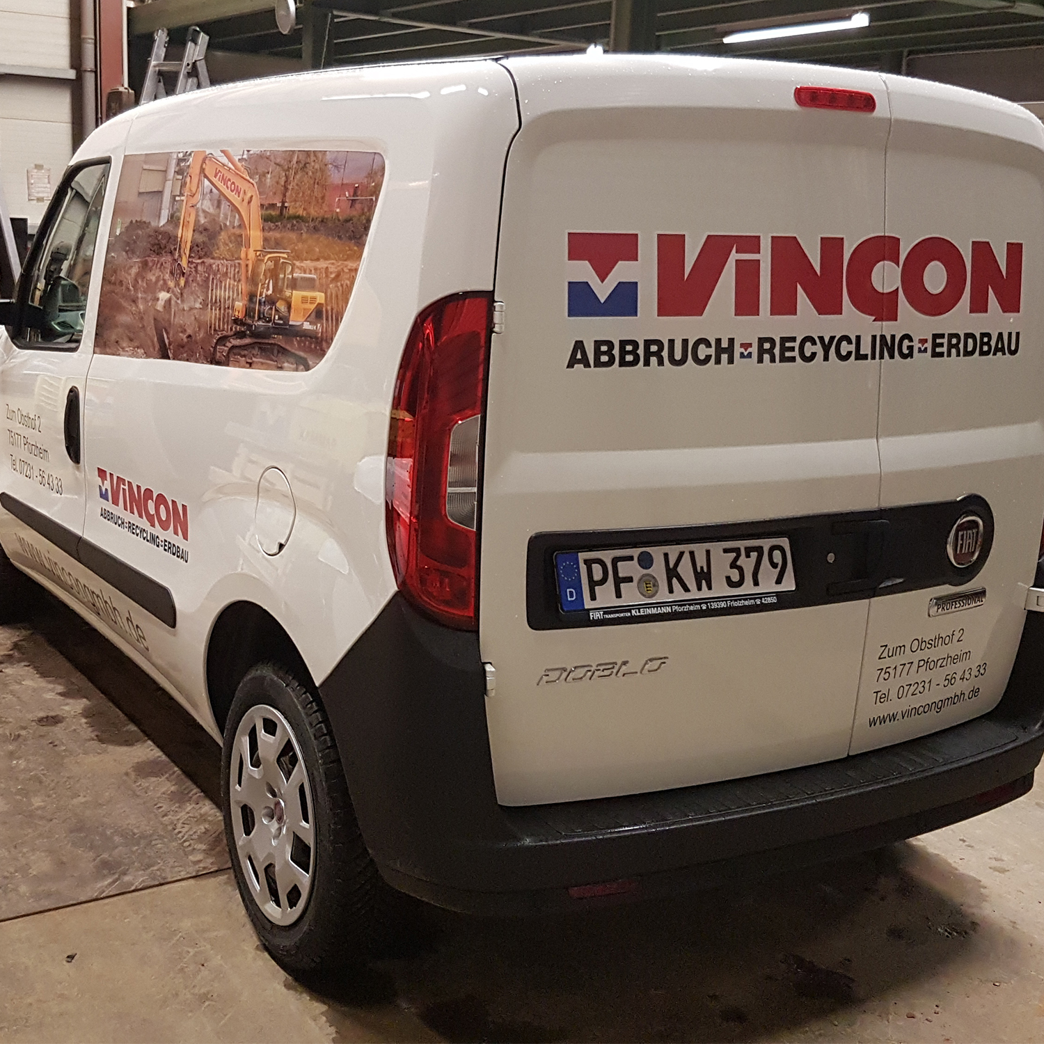 Vincon KFZ Beschriftung