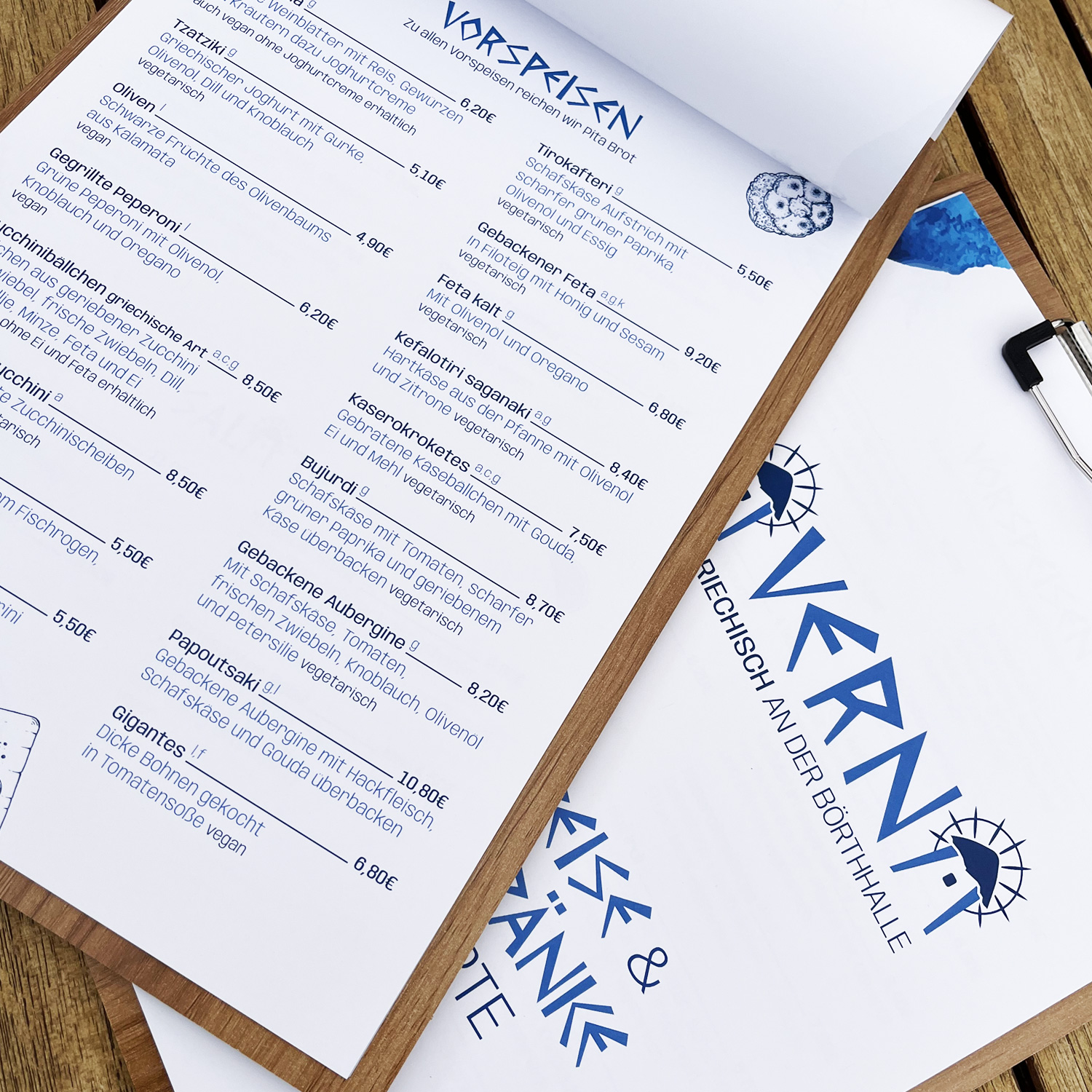 Taverna Speißekarte