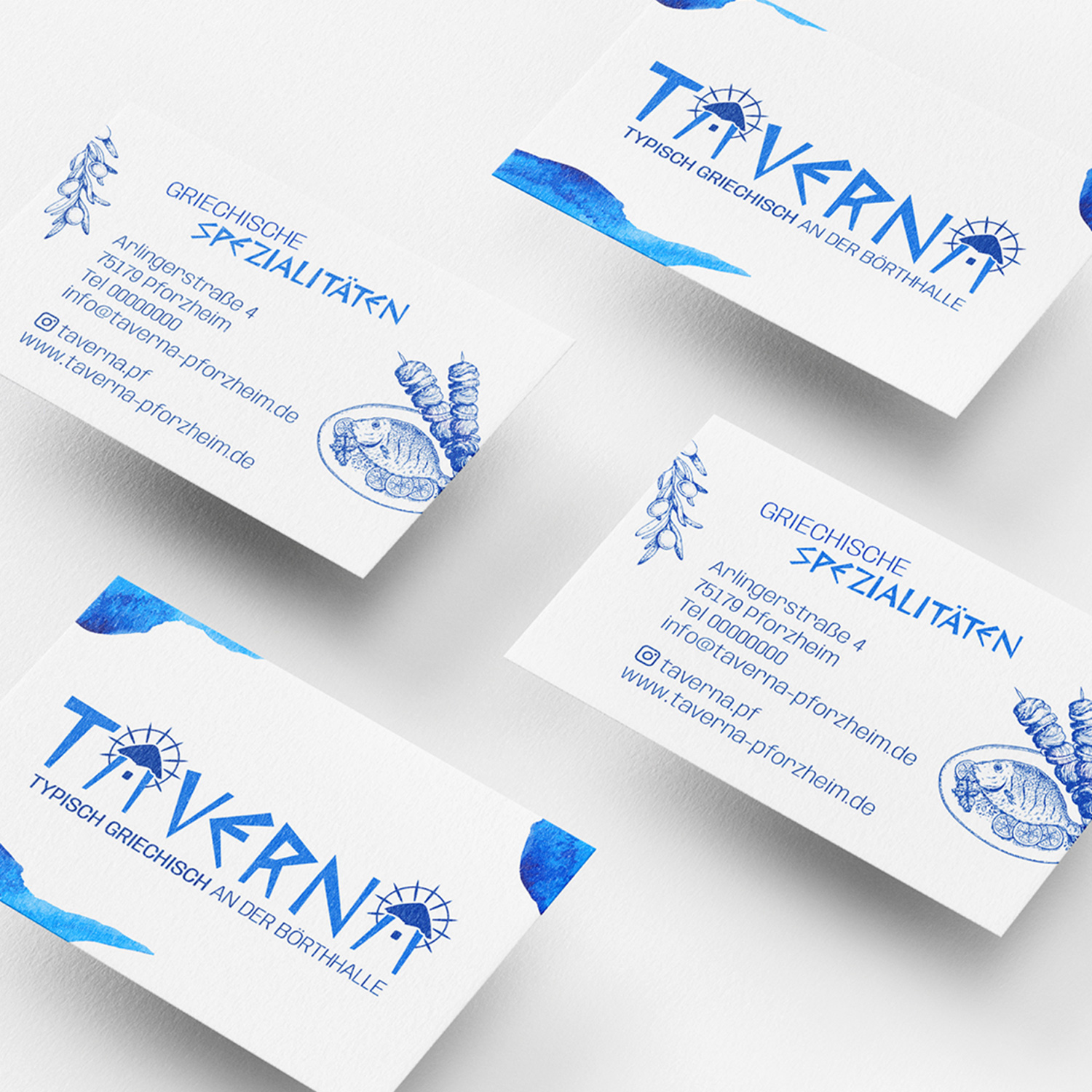 Taverna Visitenkarte