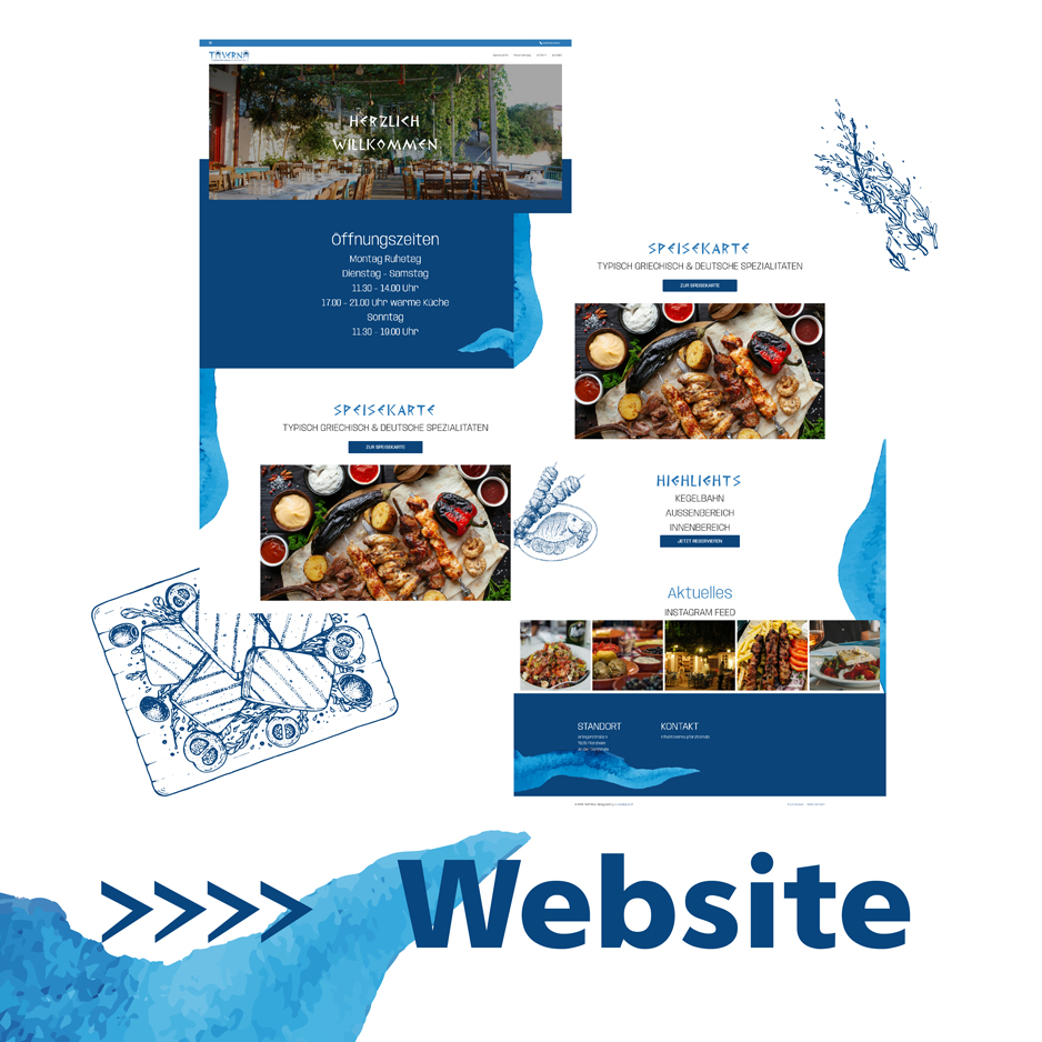 Taverna Webseite