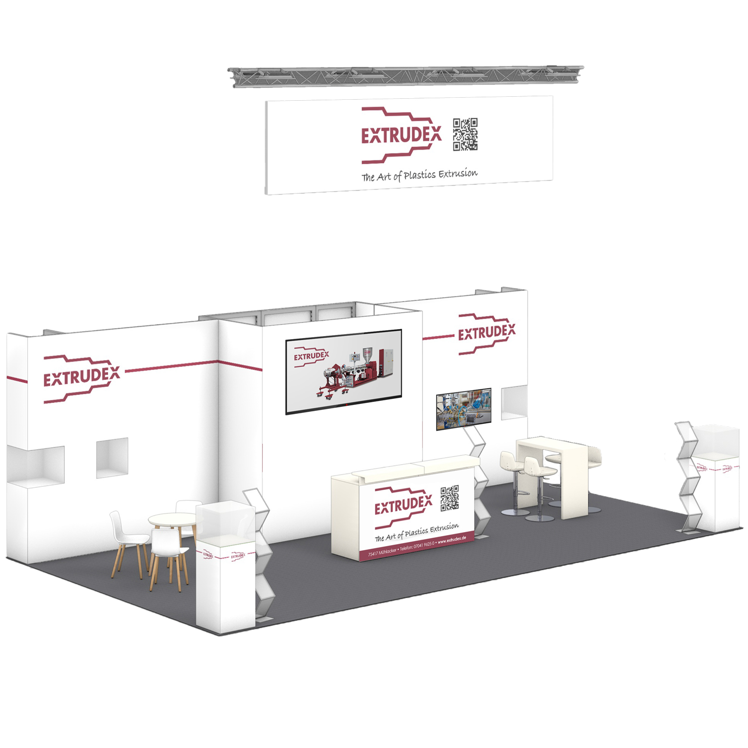 Extrudex Messestand nach Maß