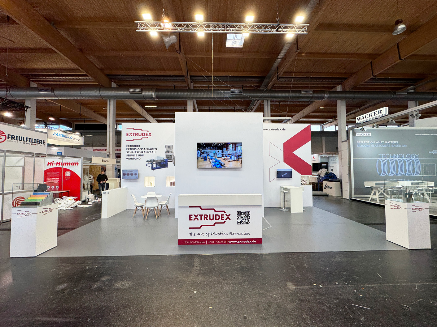 Extrudex Messestand nach Maß 2024
