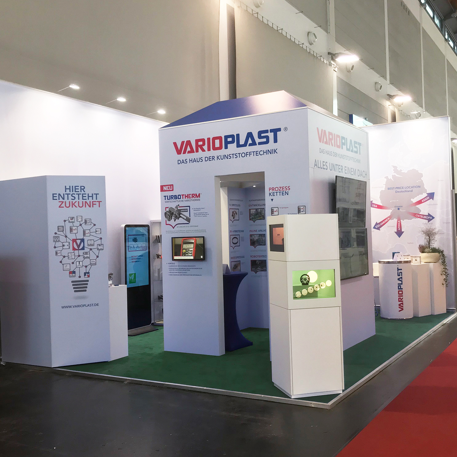 Varioplast das Haus der Kunststofftechnik Messestand nach Maß