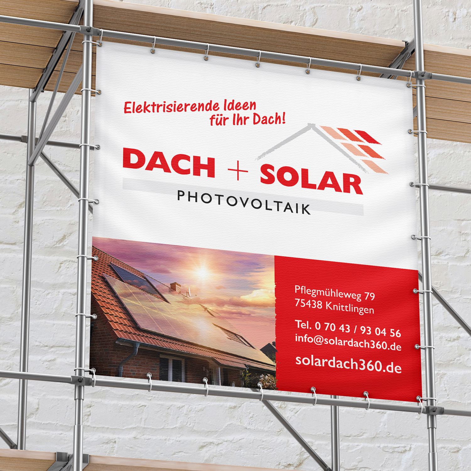 Dach & Solar Banner