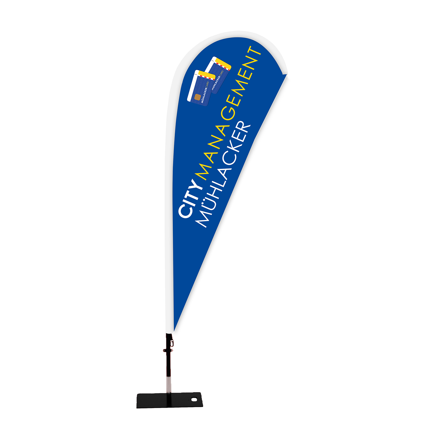 Citymanagement Mühlacker Beachflag