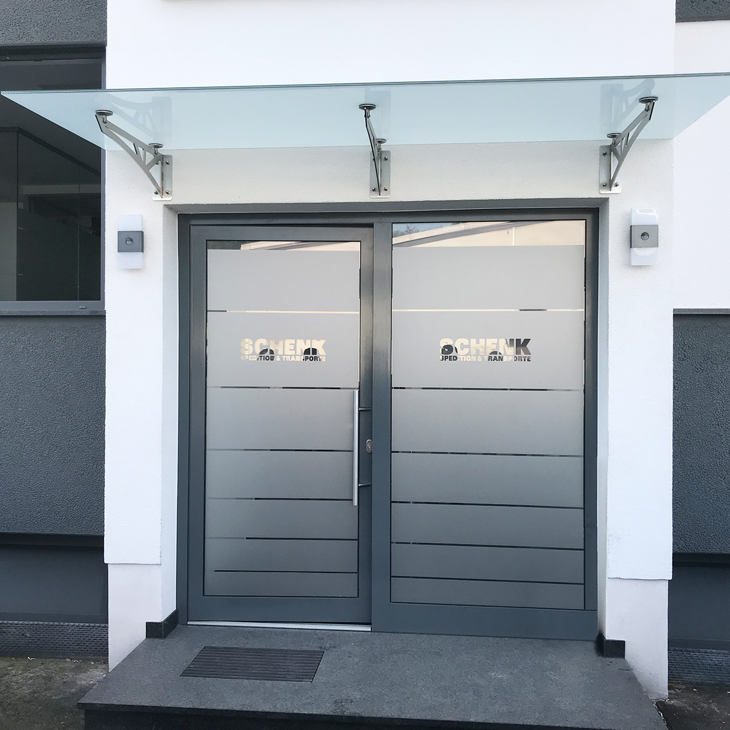 Schenk Spedition Glasdekorfolie