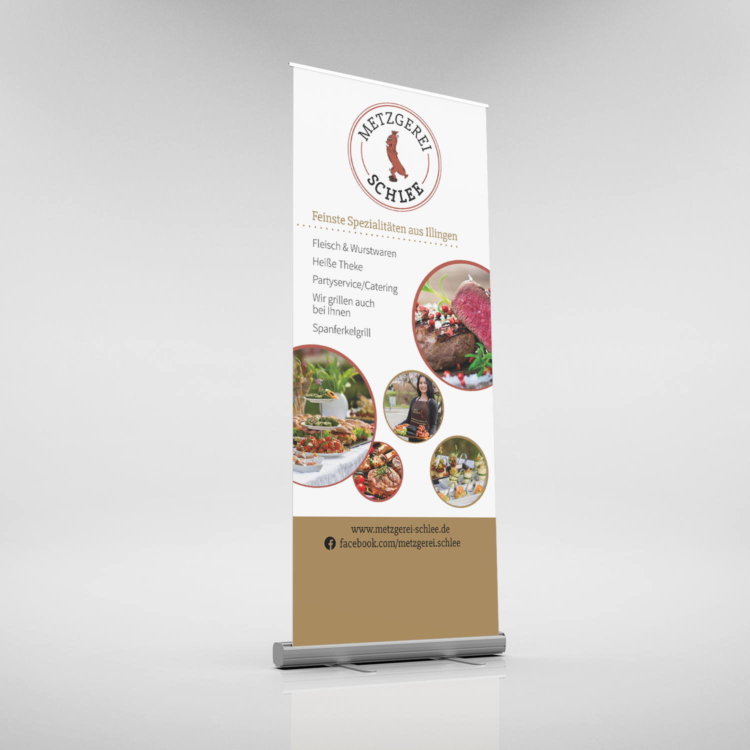 Metzgerei Schlee Roll-Up